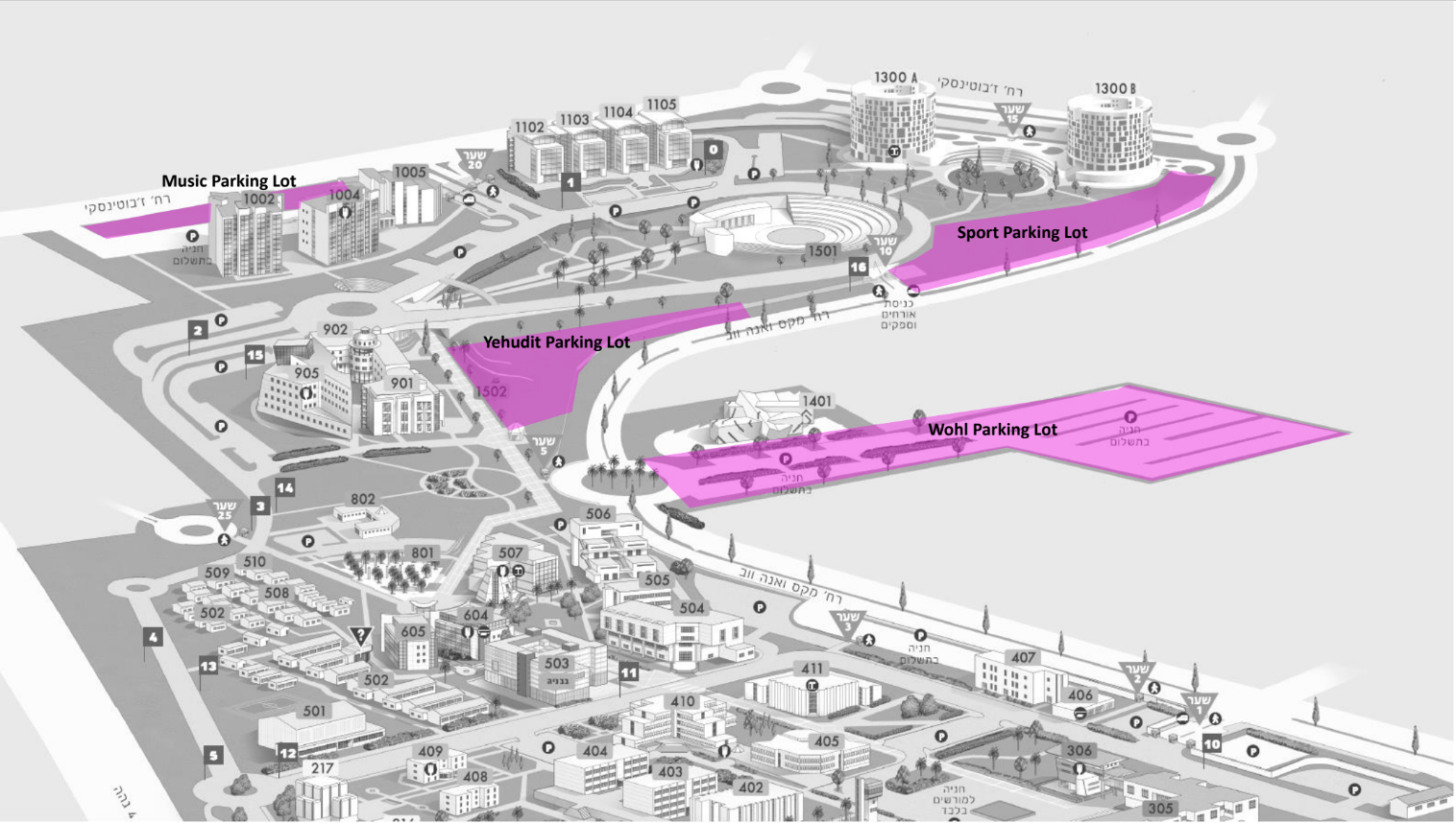 Parking Lots Map