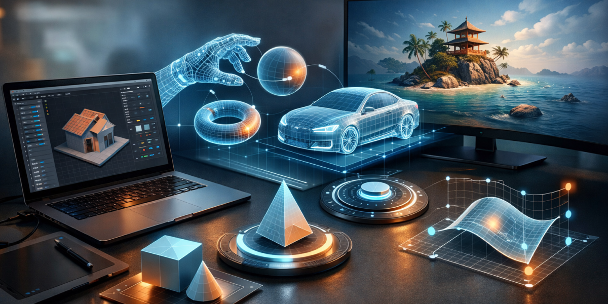 Intuitive and Controllable AI for 3D Geometry